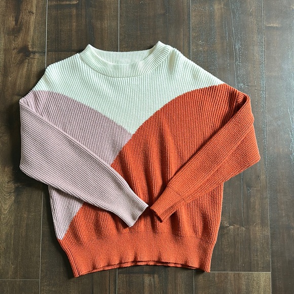 Sophie Rue Sweaters - NWOT Karmiti Diagonal Colorblock Sweater